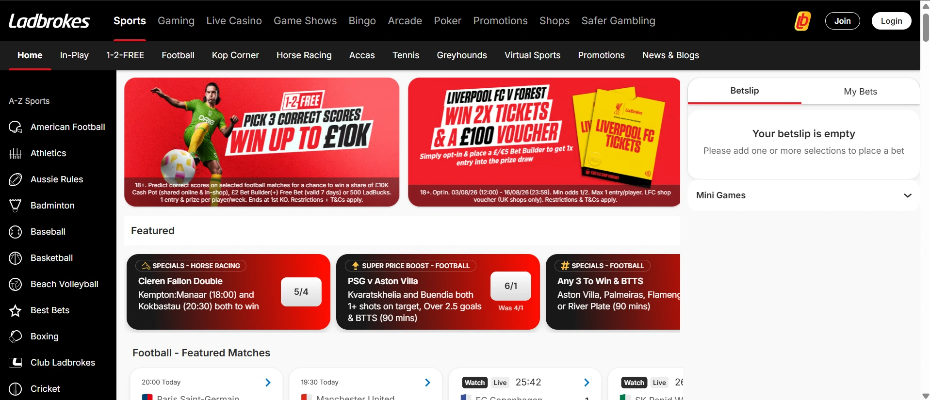 Ladbrokes sports betting